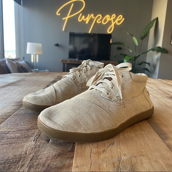 TOMS canvas lace up Alpargata sneakers - Picture 5 of 5